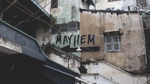 Mayhem Graffiti HD Desktop Wallpaper