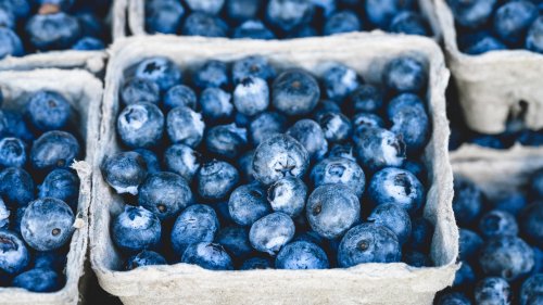 Fresh Blueberries HD Desktop Wallpaper